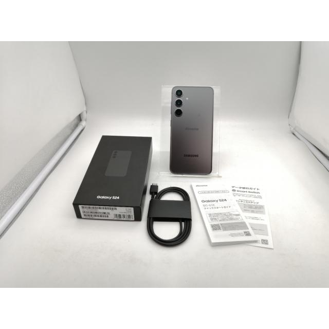 中古】SAMSUNG docomo 【SIMフリー】 Galaxy S24 オニキスブラック 8GB