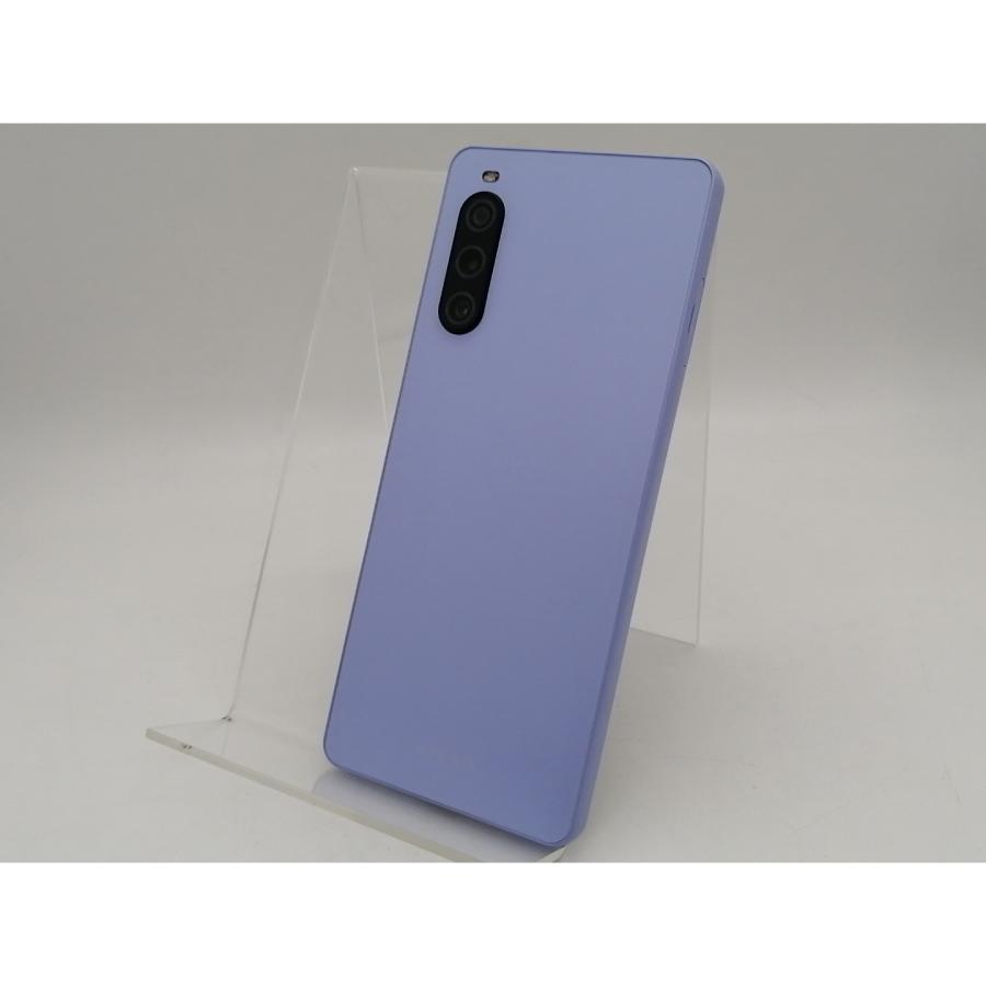 中古】SONY au 【SIMフリー】 Xperia 10 V ラベンダー 6GB 128GB SOG11
