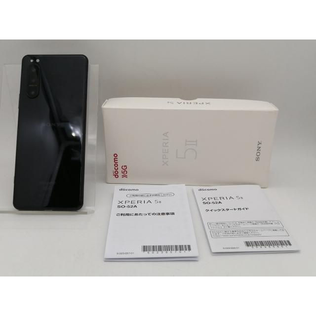中古】SONY docomo 【SIMロック解除済み】 Xperia 5 II ブラック 8GB