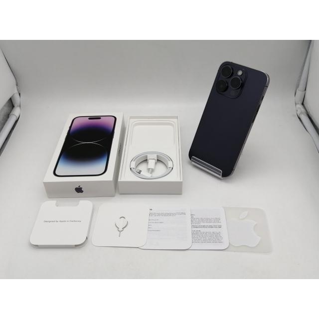 中古】Apple 海外版 【SIMフリー】 iPhone 14 Pro 256GB ディープ