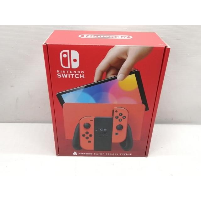 未使用】Nintendo Switch 本体 (有機ELモデル) HEG-S-RAAAA マリオ 