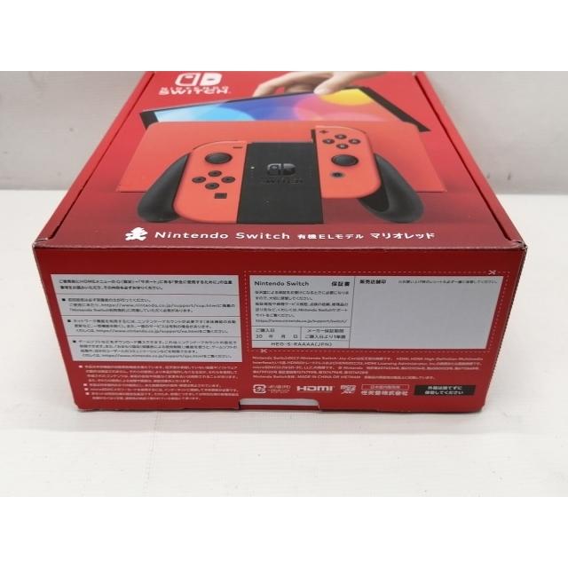 未使用】Nintendo Switch 本体 (有機ELモデル) HEG-S-RAAAA マリオ 