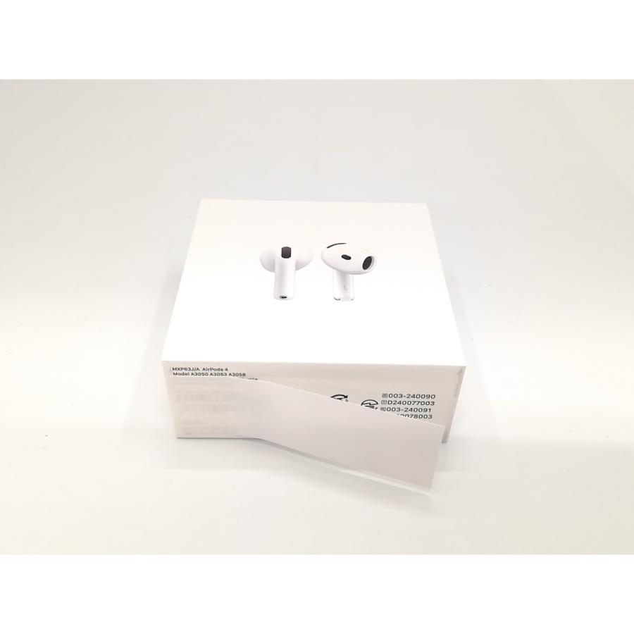 未使用】Apple AirPods 4 MXP63J/A【ECセンター】保証期間1週間 