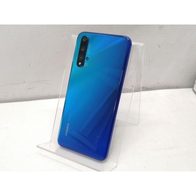 中古】Huawei 国内版 【SIMフリー】 nova 5T クラッシュブルー 8GB 
