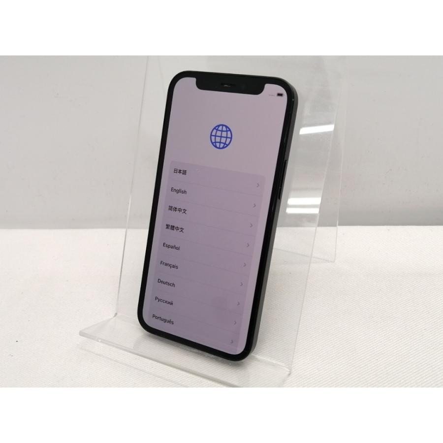 Apple au iPhone 12 mini 128GB ブラック MGDJ3J/A保証期間1ヶ月 スマホ