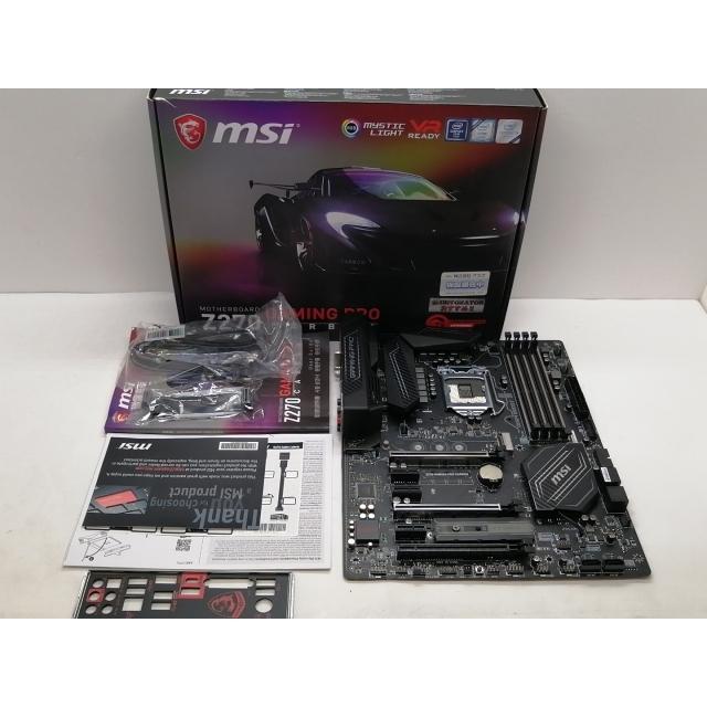 MSI Z270 GAMING PRO CARBON LGA1151 CPU付き Amazon | MSI Z270 GAMING PRO CARBON ATXゲーミングマザーボード [第7