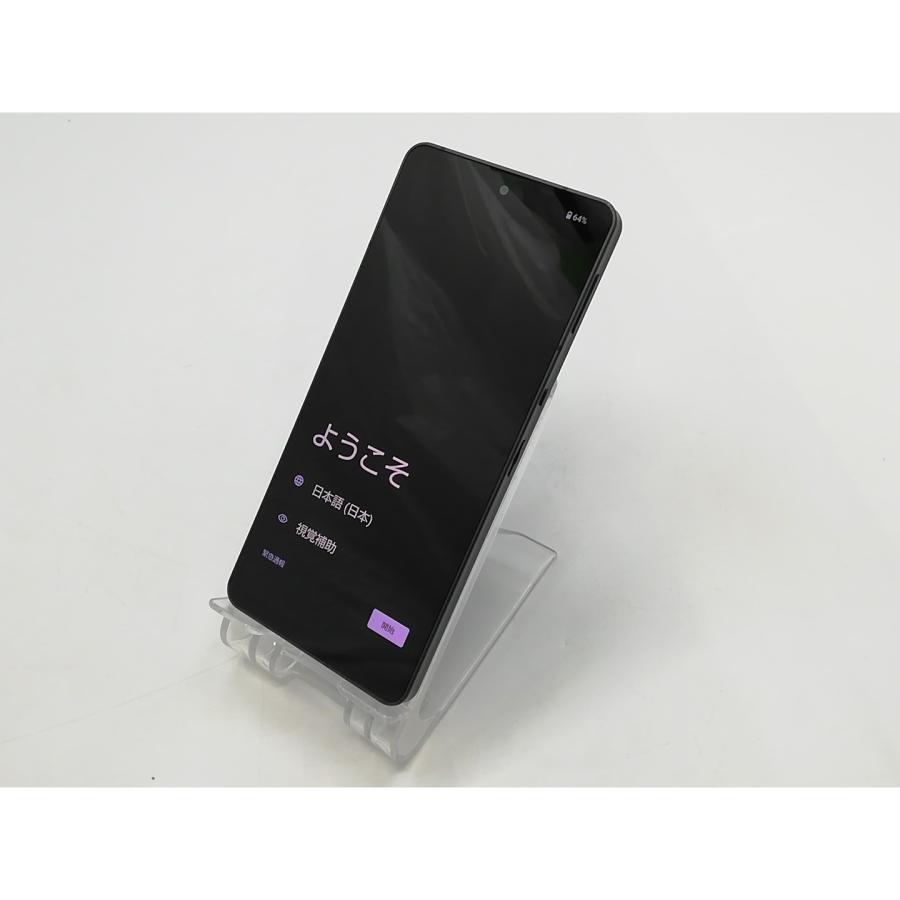 中古】SHARP docomo 【SIMフリー】 AQUOS sense6 ブラック 4GB 64GB SH