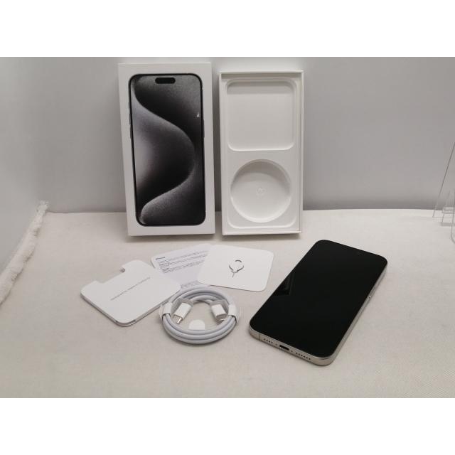 中古】Apple 国内版 【SIMフリー】 iPhone 15 Pro Max 256GB ホワイト