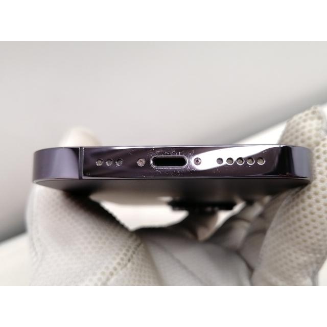 【中古】Apple 国内版 【SIMフリー】 iPhone 14 Pro 256GB ディープパープル MQ1E3J/A【仙台駅東口】保証期間１ヶ月【ランクB】の画像