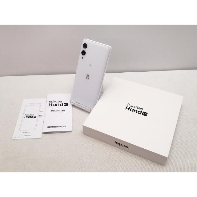 中古】Wiko 楽天モバイル 【SIMフリー】 Rakuten Hand 5G ホワイト 4GB