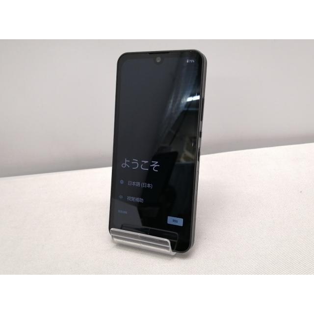 中古】SHARP SoftBank 【SIMフリー】 AQUOS wish チャコール 4GB 64GB