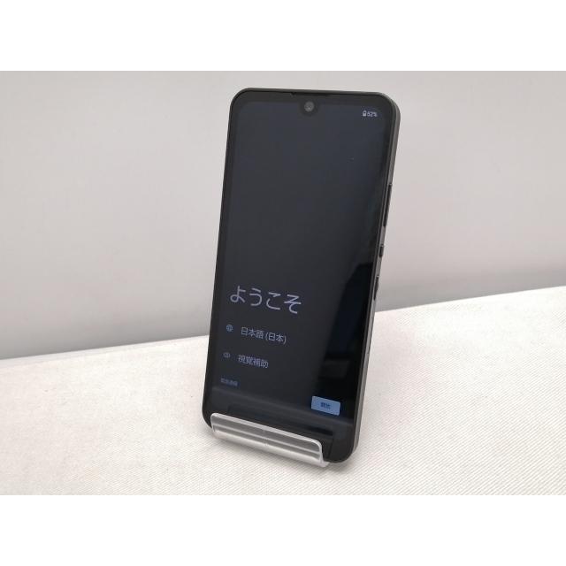 中古】SHARP SoftBank 【SIMフリー】 AQUOS wish チャコール 4GB 64GB