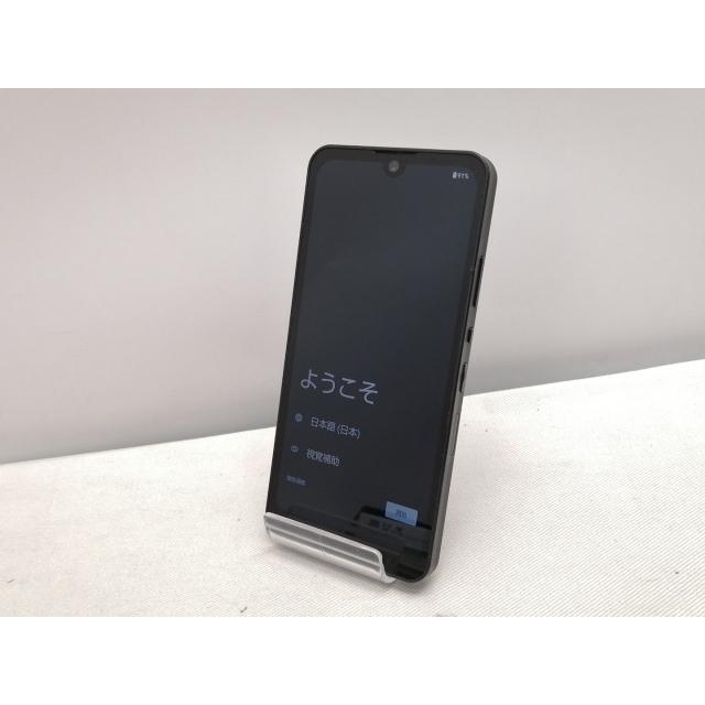 中古】SHARP SoftBank 【SIMフリー】 AQUOS wish チャコール 4GB 64GB