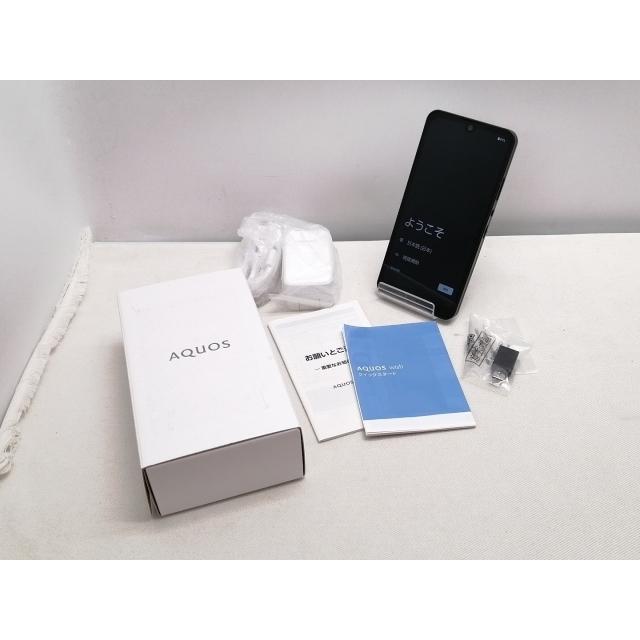 中古】SHARP SoftBank 【SIMフリー】 AQUOS wish チャコール 4GB 64GB