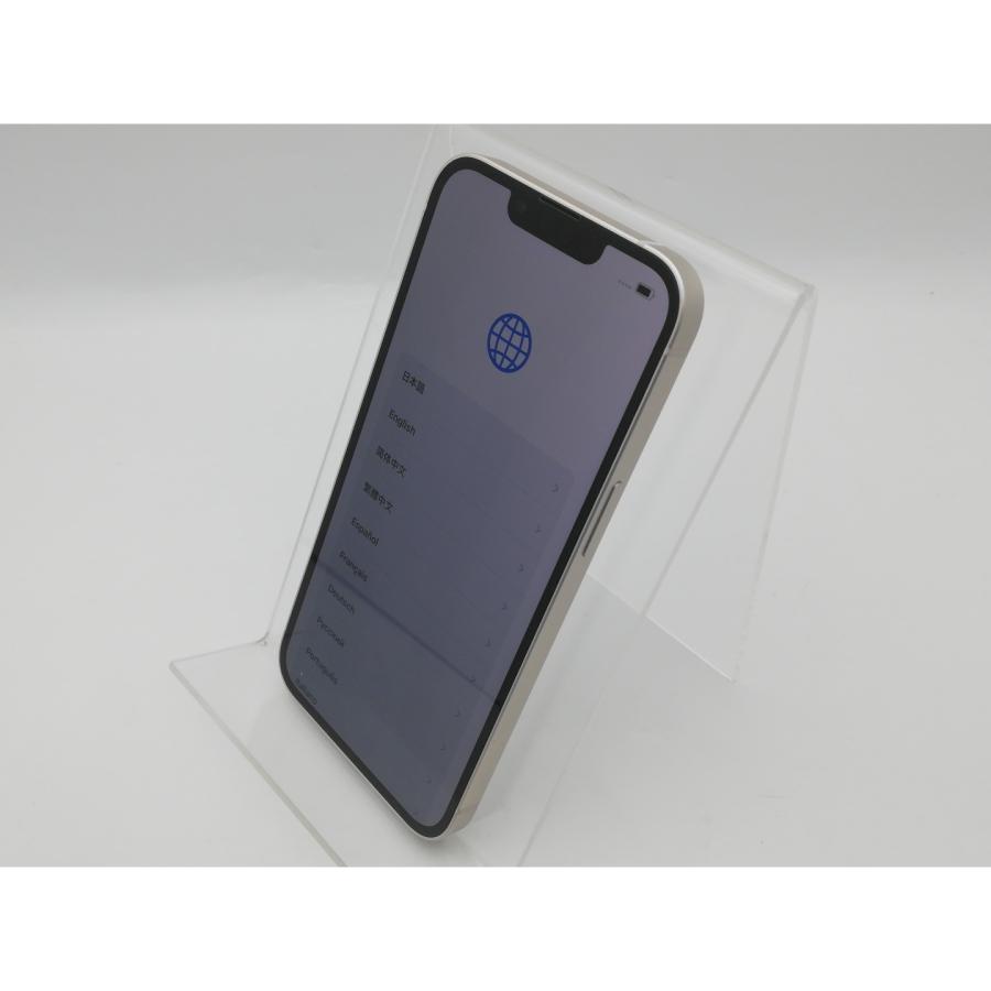 iPhone 13 【中古】Apple au 【SIMフリー】 128GB スターライト MLND3J