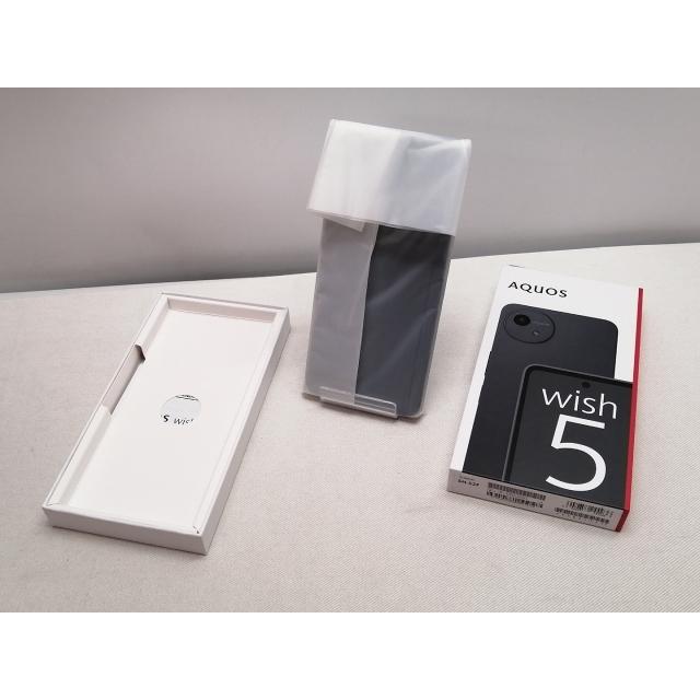 未使用】SHARP docomo 【SIMフリー】 AQUOS wish5 スミ 4GB 64GB SH
