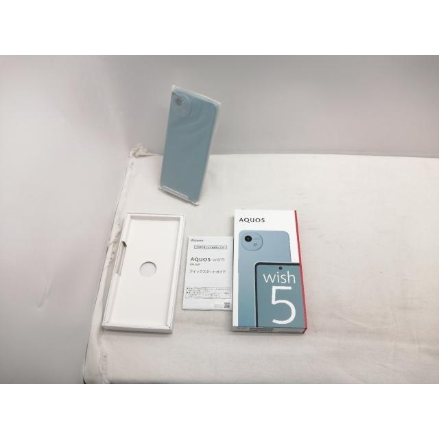 未使用】SHARP docomo 【SIMフリー】 AQUOS wish5 ワカバ 4GB 64GB SH