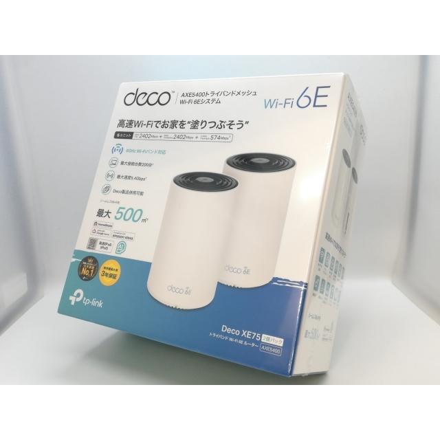 中古】TP-LINK Deco XE75(2パック) AXE5400 Wi-Fi6E(11ax)対応メッシュ