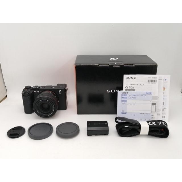 【中古】SONY α7C II ズームレンズキット ブラック ILCE-7CM2L(B)【新宿2】保証期間１ヶ月【ランクB】の画像
