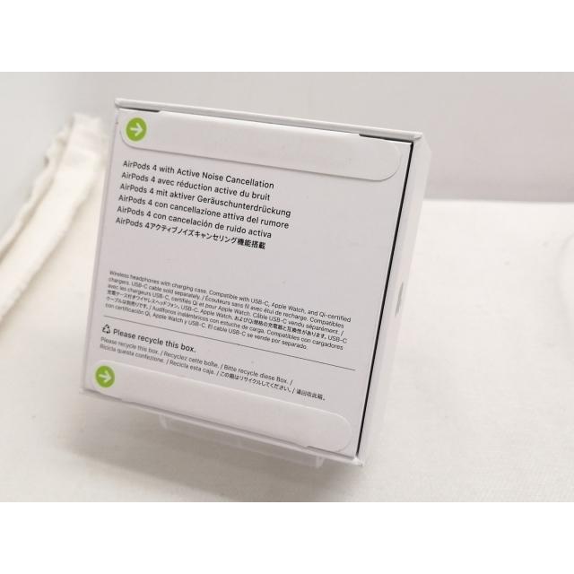 未使用】Apple AirPods 4 アクティブノイズキャンセリング搭載モデル