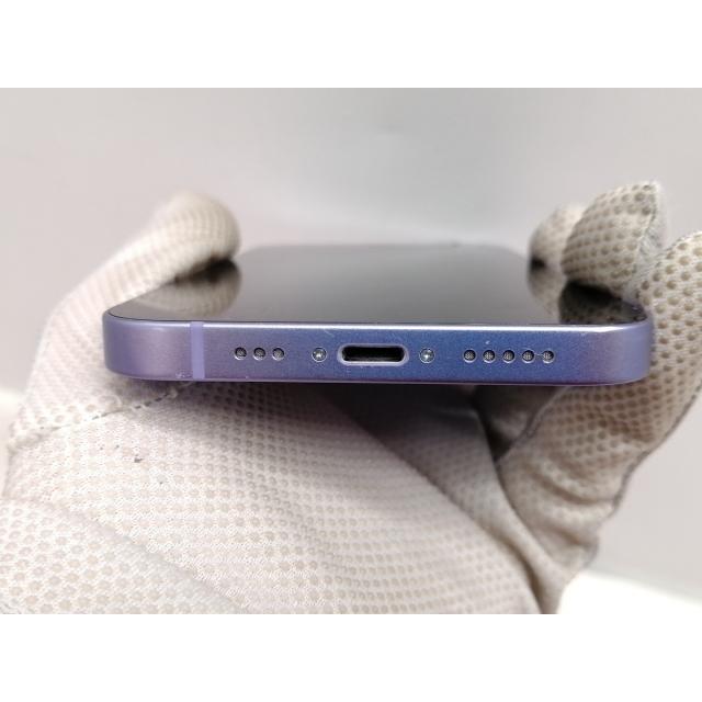 【中古】Apple SoftBank 【SIMロック解除済み】 iPhone 12 128GB パープル MJNJ3J/A【仙台駅東口】保証期間１ヶ月【ランクC】の画像