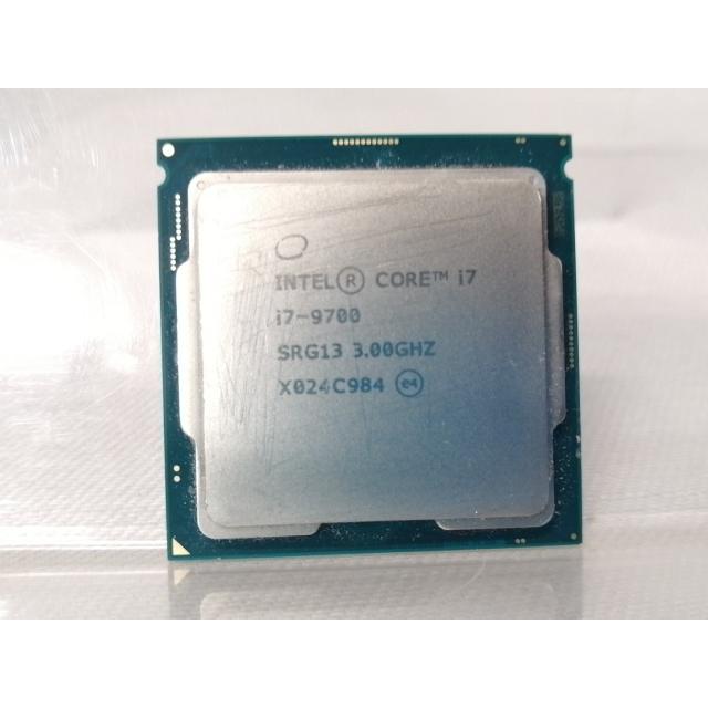 中古】Intel Core i7-9700 (3GHz/TB:4.7GHz/SRG13/R0) bulk LGA1151/8C 