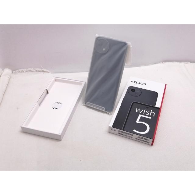 未使用】SHARP docomo 【SIMフリー】 AQUOS wish5 スミ 4GB 64GB SH
