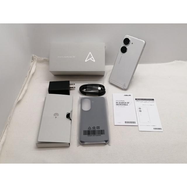 【中古】ASUS mineo 【SIMフリー】 Zenfone 10 8GB 256GB コメットホワイト ZF10-WH8S256【仙台駅東口】保証期間１ヶ月【ランクA】の画像