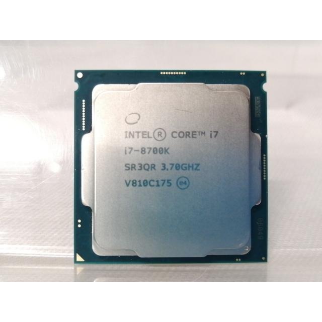 中古】Intel Core i7-8700K (3.7GHz/TB:4.7GHz) bulk LGA1151/6C/12T 