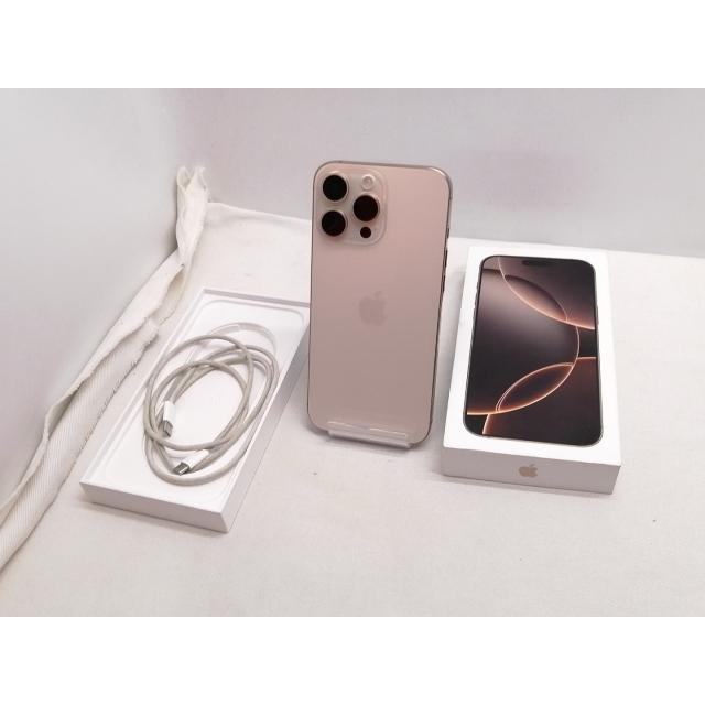 【中古】Apple 国内版 【SIMフリー】 iPhone 16 Pro Max 256GB デザートチタニウム MYWJ3J/A【仙台イービーンズ】保証期間１ヶ月【ランクA】の画像