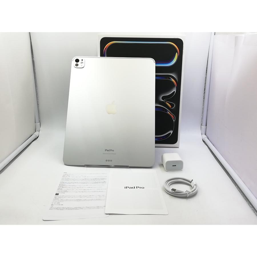 【中古】Apple 【Wi-Fi】 13インチ iPad Pro（M4/2024） 256GB シルバー 標準ガラス MVX33J/A【大宮東口】保証期間１ヶ月【ランクA】の画像