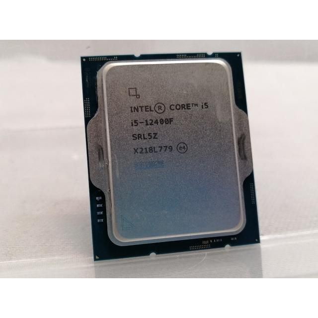 中古】Intel Core i5-12400F(2.5GHz) Bulk LGA1700/6C(P:6C/E:0C)/12T 