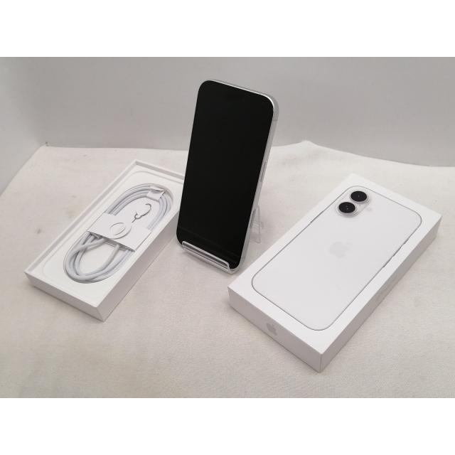 【中古】Apple 国内版 【SIMフリー】 iPhone 16 128GB ホワイト MYDR3J/A【仙台駅東口】保証期間１ヶ月【ランクA】の画像