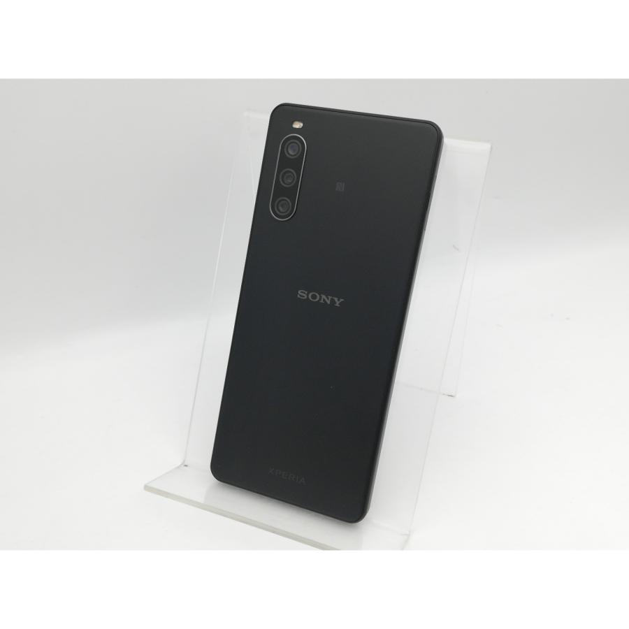 中古】SONY SoftBank 【SIMフリー】 Xperia 10 IV ブラック 6GB 128GB