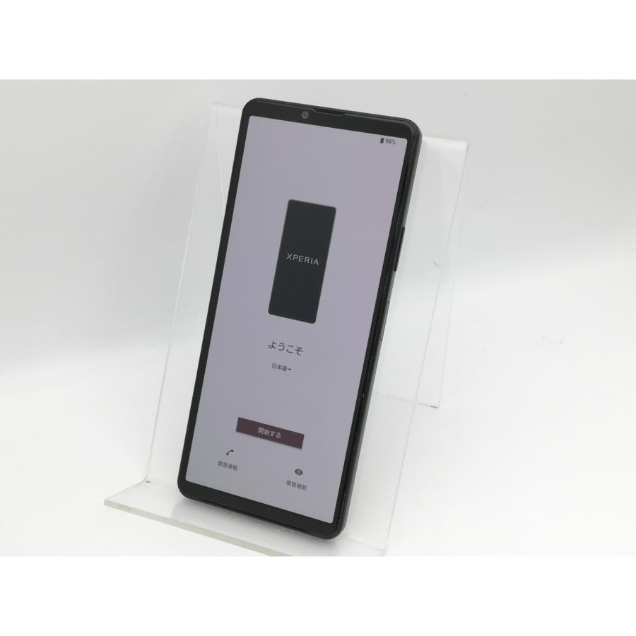 Sony Xperia 10 IV 128GB ブラック Softbank A202SO 白ロム【難有