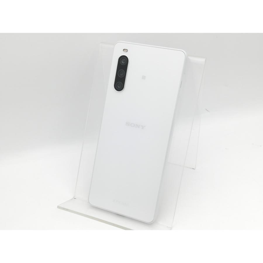 中古】SONY SoftBank 【SIMフリー】 Xperia 10 IV ホワイト 6GB 128GB