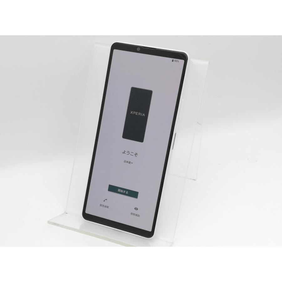 中古】SONY SoftBank 【SIMフリー】 Xperia 10 IV ホワイト 6GB 128GB