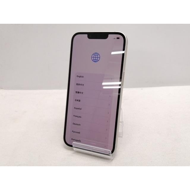 【中古】Apple au 【SIMフリー】 iPhone 14 128GB スターライト MPUQ3J/A【仙台駅東口】保証期間１ヶ月【ランクB】の画像