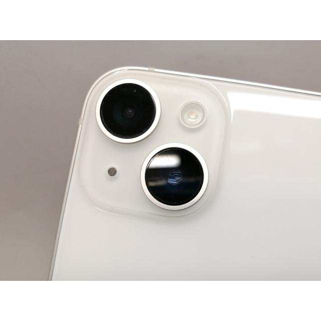 【中古】Apple au 【SIMフリー】 iPhone 14 128GB スターライト MPUQ3J/A【仙台駅東口】保証期間１ヶ月【ランクB】の画像