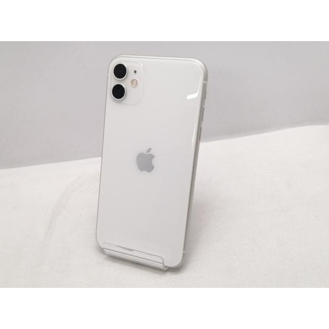 中古】Apple au 【SIMロックあり】 iPhone 11 128GB ホワイト MWM22J/A 