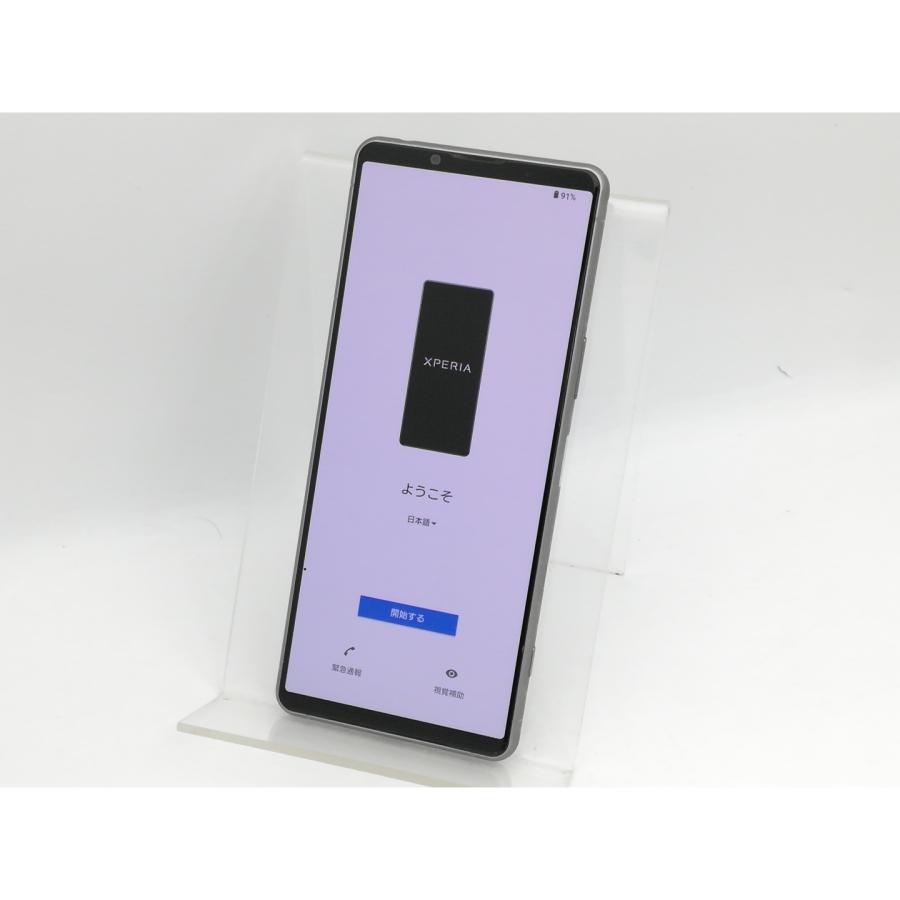 中古】SONY docomo 【SIMフリー】 Xperia 5 III フロストシルバー 8GB