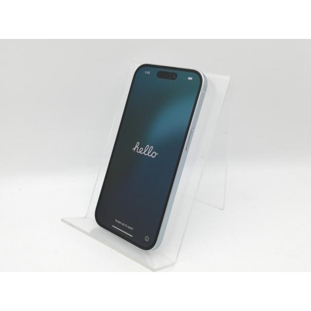 【中古】Apple docomo 【SIMフリー】 iPhone 15 128GB ブルー MTML3J/A【中野】保証期間１ヶ月【ランクB】の画像