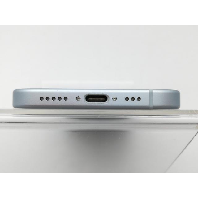 【中古】Apple docomo 【SIMフリー】 iPhone 15 128GB ブルー MTML3J/A【中野】保証期間１ヶ月【ランクB】の画像