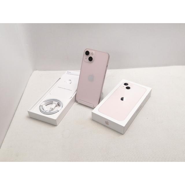 【中古】Apple au 【SIMフリー】 iPhone 13 256GB ピンク MLNK3J/A【仙台駅東口】保証期間１ヶ月【ランクC】の画像