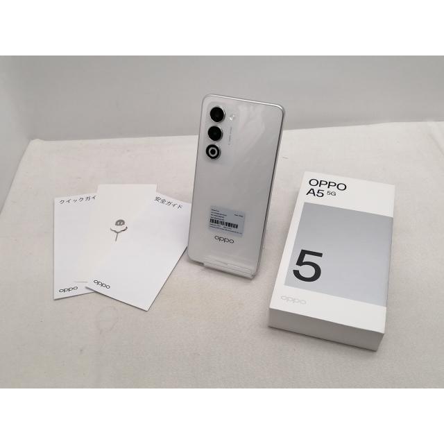 中古】Oppo UQmobile 【SIMフリー】 OPPO A5 5G 4GB 128GB ホワイト