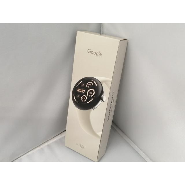 未使用】Google Pixel Watch3 Wi-Fiモデル 45mm Polished Silver 