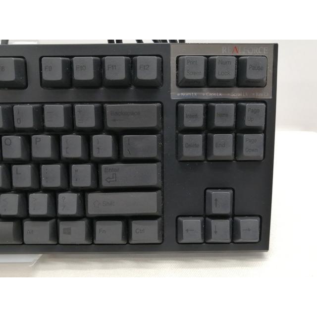 中古REALFORCE R2TL-USV-BK/AHBZ01 ブラック 中古】東プレ REALFORCE TKL R2TL-USV-BK [英語配列/変荷重/ブラック