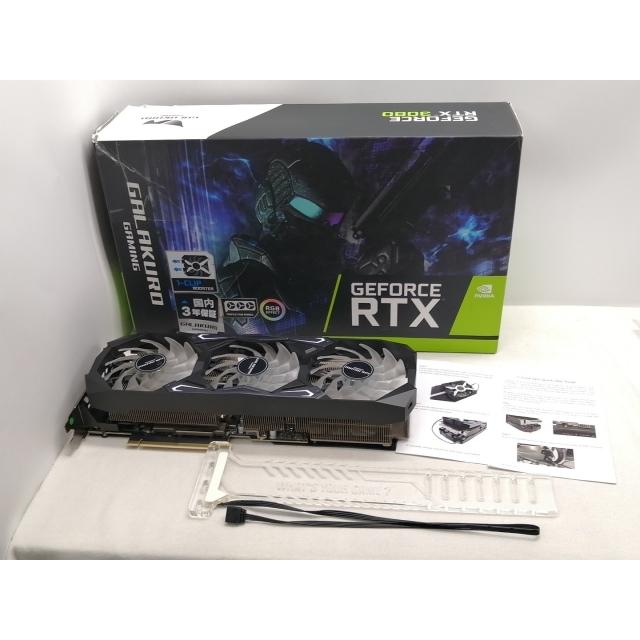 中古】玄人志向 GALAKURO GAMING GG-RTX3080-E10GB/TP RTX3080/10GB