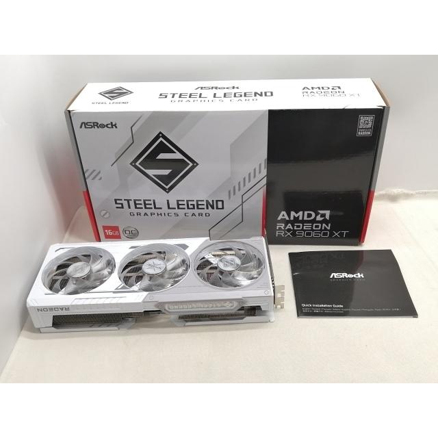 中古】ASRock Radeon RX 9060 XT Steel Legend 16GB OC RX9060XT/16GB