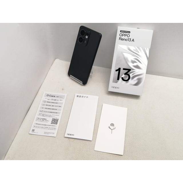 中古】Oppo 国内版 【SIMフリー】 OPPO Reno13 A チャコールグレー 8GB